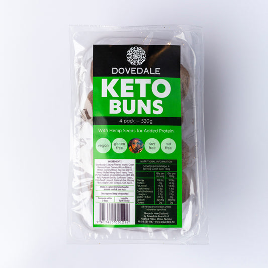 Gluten Free Keto Buns - 4 Pack